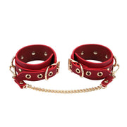 Kiotos - BDSM Fancy 5 Item Kit - Luxe Draagtas met 5 Verschillende BDSM Artikelen - PU Leer (Vegan) - Verkrijgbaar in Rood, Roze en Zwart