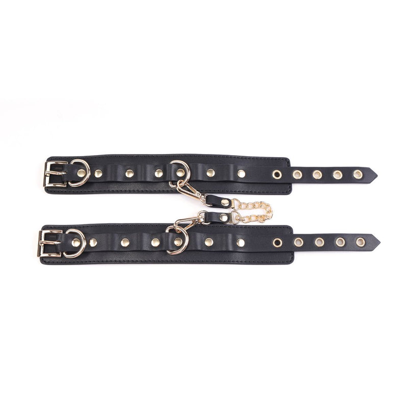 Kiotos - BDSM Fancy 5 Item Kit - Luxe Draagtas met 5 Verschillende BDSM Artikelen - PU Leer (Vegan) - Verkrijgbaar in Rood, Roze en Zwart