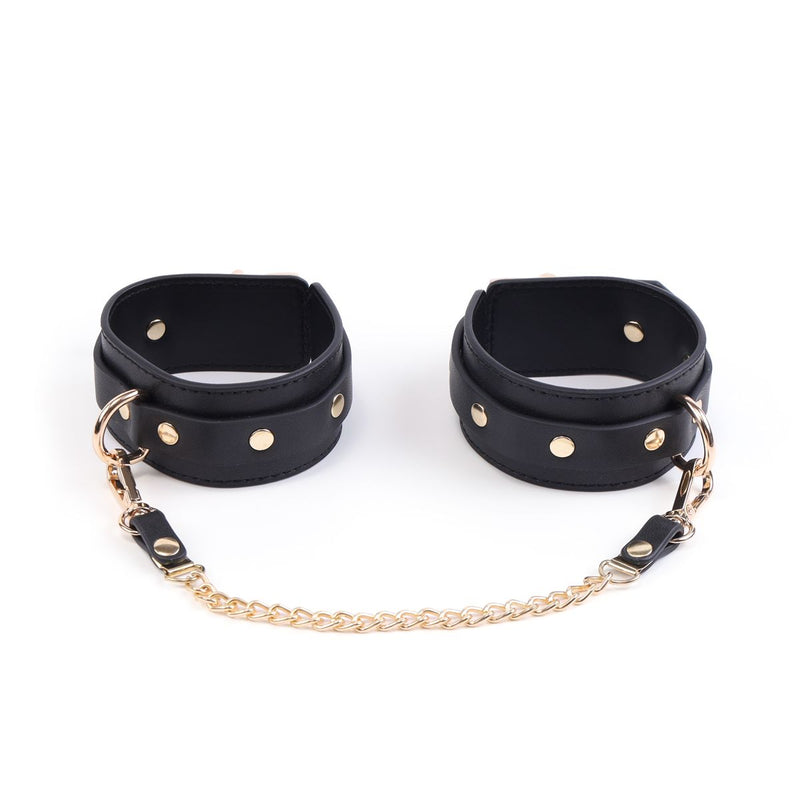 Kiotos - BDSM Fancy 5 Item Kit - Luxe Draagtas met 5 Verschillende BDSM Artikelen - PU Leer (Vegan) - Verkrijgbaar in Rood, Roze en Zwart