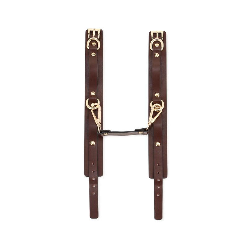 Kiotos - BDSM Fancy 9 Item Kit - Luxe Draagtas met 9 Verschillende BDSM Artikelen - Bruin