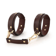 Kiotos - BDSM Fancy 9 Item Kit - Luxe Draagtas met 9 Verschillende BDSM Artikelen - Bruin