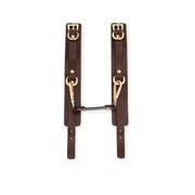 Kiotos - BDSM Fancy 9 Item Kit - Luxe Draagtas met 9 Verschillende BDSM Artikelen - Bruin