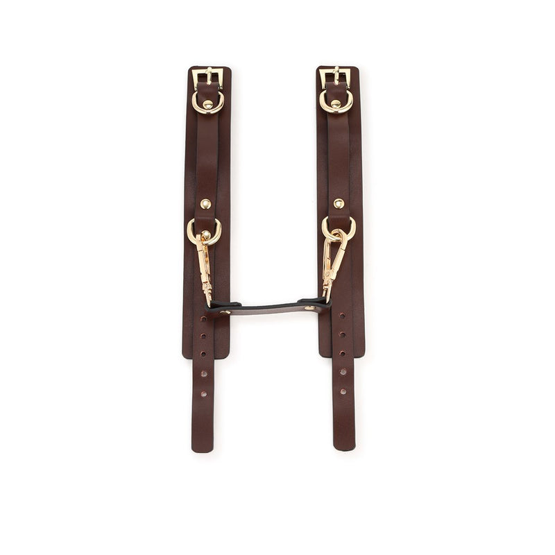 Kiotos - BDSM Fancy 9 Item Kit - Luxe Draagtas met 9 Verschillende BDSM Artikelen - Bruin