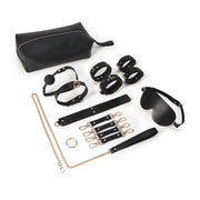 Kiotos - BDSM Fancy 9 Item Kit - Luxe Draagtas met 9 Verschillende BDSM Artikelen - Zwart
