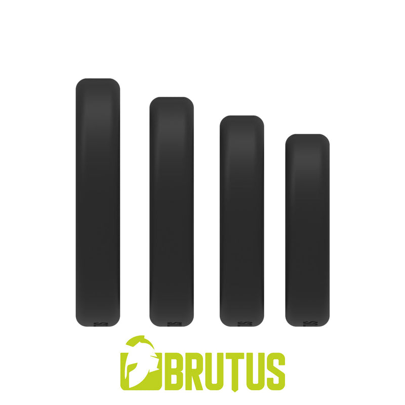 Brutus - Flat Slick - Silicone Cockring - Diverse Diameters