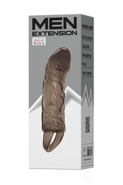 Baile - Penis Verlengende Penis Sleeve - Zwart - Lengte 115 mm - Diameter 35 mm-Erotiekvoordeel.nl