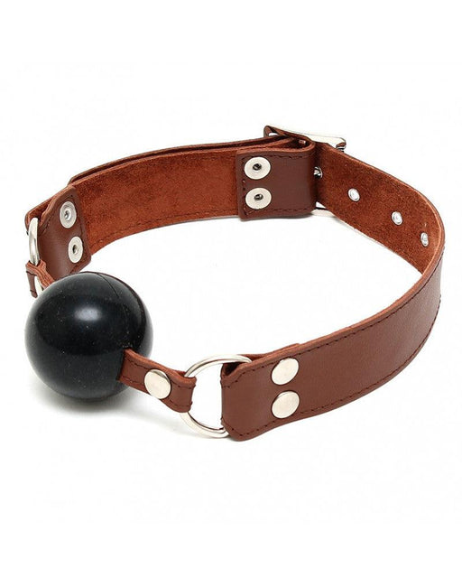 Rimba - Ball Gag Leer - Bruin
