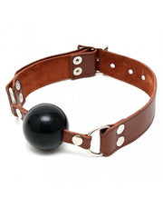 Rimba - Ball Gag Leer - Bruin