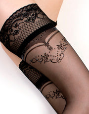 Ballerina Fantasy Hold-up Kousen - 20 Denier - Zwart-Erotiekvoordeel.nl