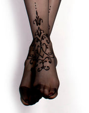 Ballerina Fantasy Hold-up Kousen Renaissance - 20 Denier - Zwart-Erotiekvoordeel.nl