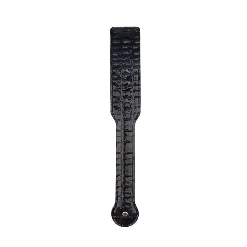 Behave! - Punish Me - Spanking Paddle - PU Leer - Zwart-Erotiekvoordeel.nl