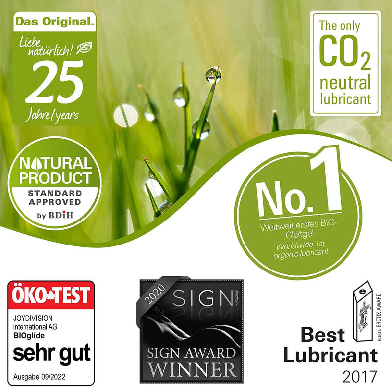 Bioglide - Neutral - Glijmiddel op Waterbasis - 100% Natuurlijke Ingredienten - Vegan