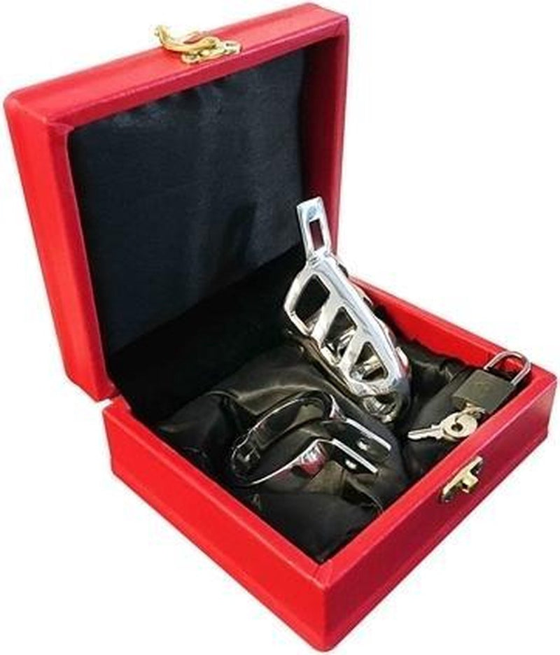 Black Label - Brutal - RVS - Kuisheidskooi met Slotje - Zilver