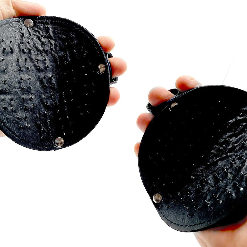Black Label - Lederen Vampire Hand Pad - Zwart