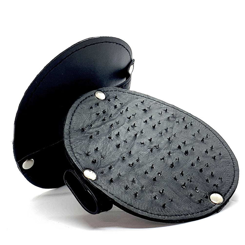 Black Label - Lederen Vampire Hand Pad - Zwart