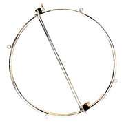 Black Label - RVS Bondage Ring met Afneembare Stang