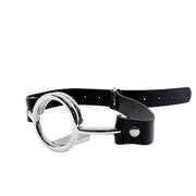 Black Label - Ring Gag met tongspatel - RVS