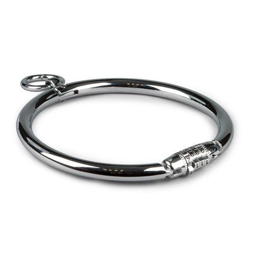 Black Label - Stalen Collar met Cijferslot - Zilver