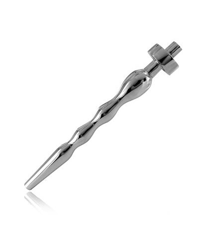 Black Label - The Waved - Golvende Holle Penis Plug - RVS