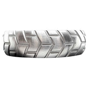 Black Label - Tire XL - Zware RVS Cockring met Bandenprofiel