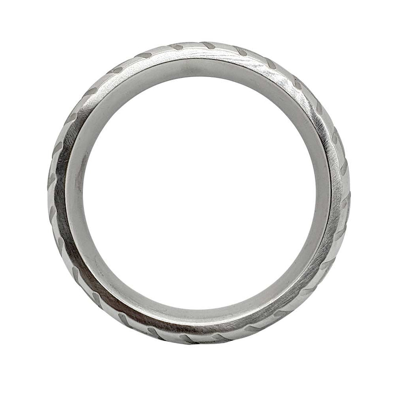 Black Label - Tire XL - Zware RVS Cockring met Bandenprofiel