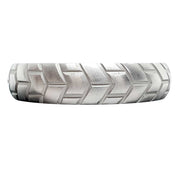 Black Label - Tire - Zware RVS Cockring met Bandenprofiel