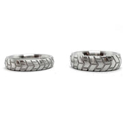 Black Label - Tire - Zware RVS Cockring met Bandenprofiel