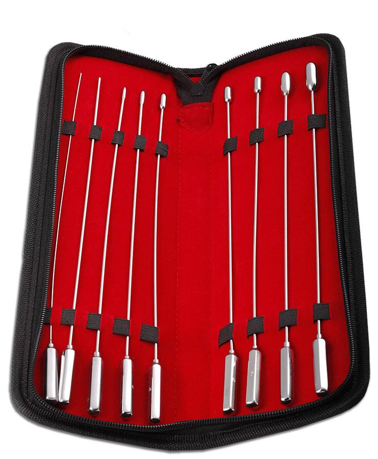 Black Label - Rosebud Sounds Set - Dilators - 8 stuks - RVS