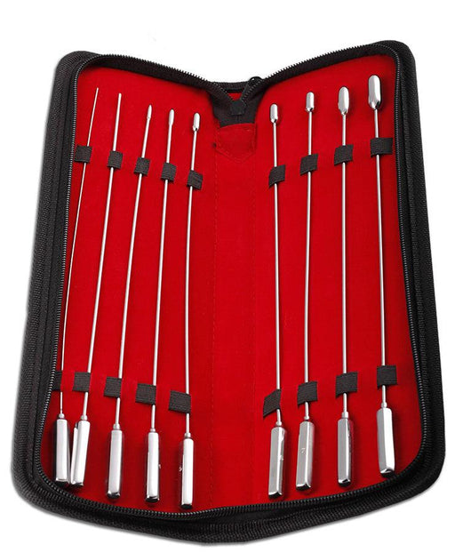 Black Label - Rosebud Sounds Set - Dilators - 8 stuks - RVS