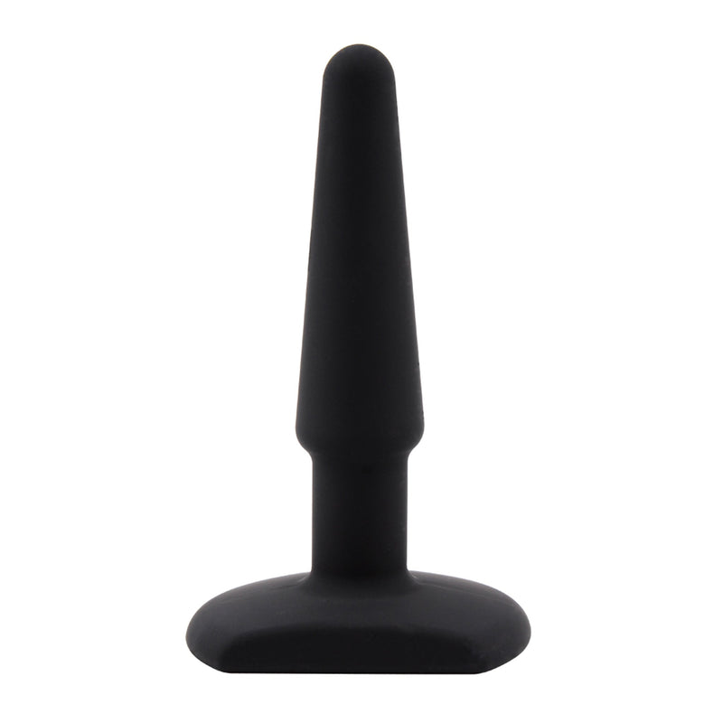 Black Mont - Siliconen Buttplug - 11 x 2.3 cm - Zwart-Erotiekvoordeel.nl