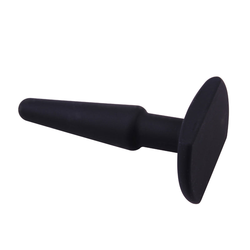 Black Mont - Siliconen Buttplug - 11 x 2.3 cm - Zwart-Erotiekvoordeel.nl