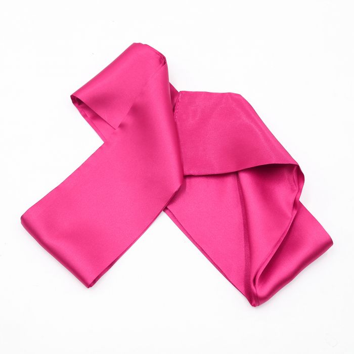 Blinddoek Van Roze Satijn