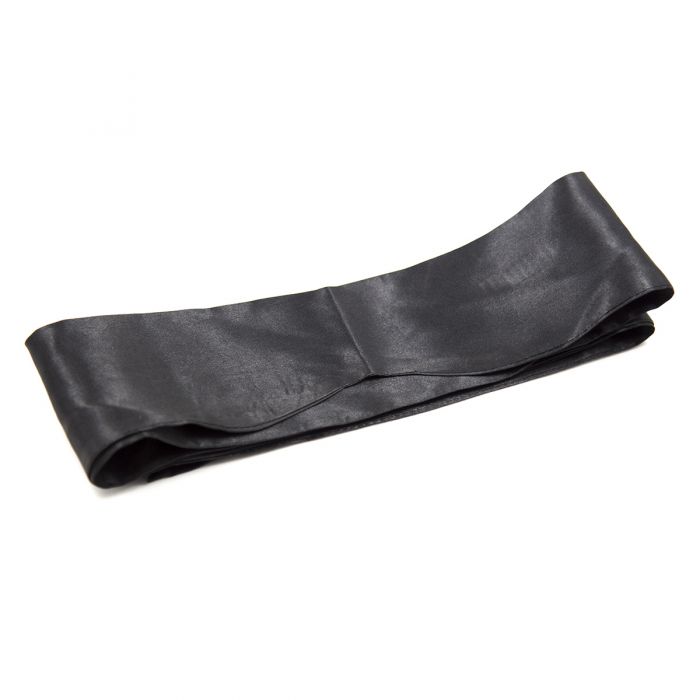 Blinddoek Van Zwart Satijn