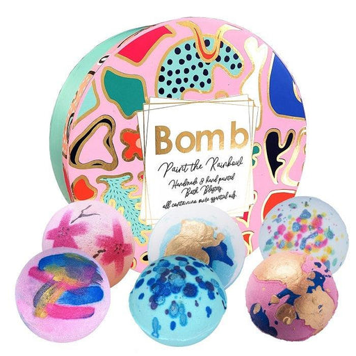 Bomb Cosmetics - Paint the Rainbow - Geschenkset Badproducten - Handgegoten Zeep - Bath Bombs - En Meer!-Erotiekvoordeel.nl