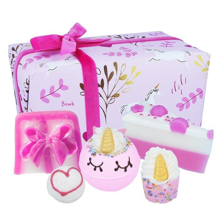 Bomb Cosmetics - Unicorn Sparkle - Geschenkset Badproducten - Handgegoten Zeep - Bath Bombs - En Meer!-Erotiekvoordeel.nl