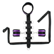 Rimba - Bondage collar Met Boeien - Zwart