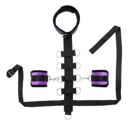 Rimba - Bondage collar Met Boeien - Zwart