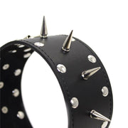 Brede collar Met spikes