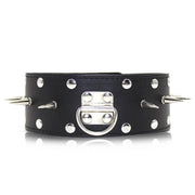 Brede collar Met spikes