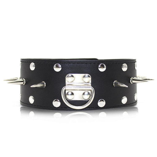 Brede collar Met spikes