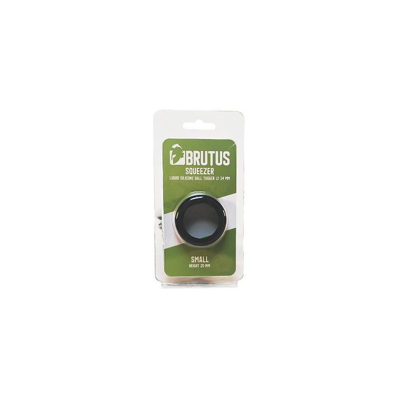 Brutus - Ball Stretcher - Squeezer Liquid Silicone Ball Tugger - Zwart - 3 maten