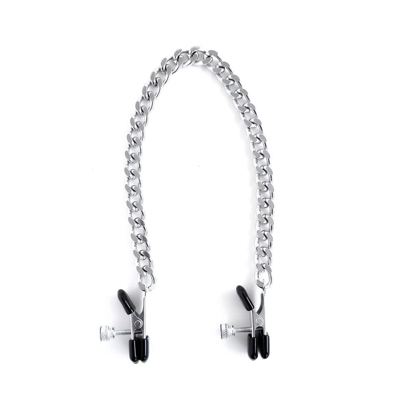 Brutus - Basic - Tepelklemmen Met Ketting - Zilver