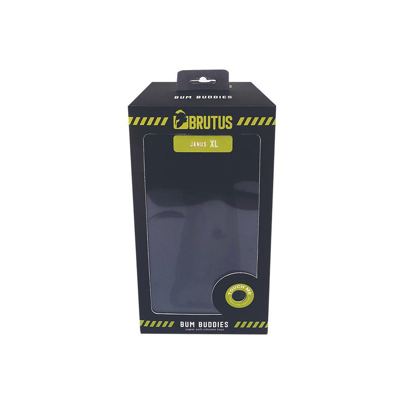 Brutus - Bum Buddy - Janus - Anaal Dildo - Siliconen - Zwart