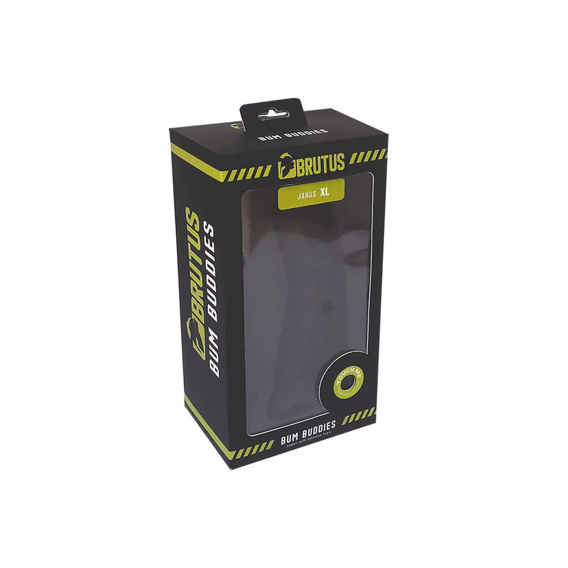 Brutus - Bum Buddy - Janus - Anaal Dildo - Siliconen - Zwart