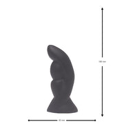 Brutus - Bum Buddy - Vulcan - Anaal Dildo - 5 maten - Liquid Siliconen - Zwart