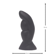 Brutus - Bum Buddy - Vulcan - Anaal Dildo - 5 maten - Liquid Siliconen - Zwart