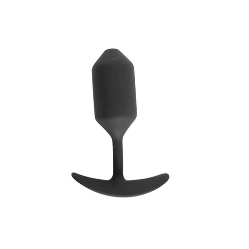 Brutus - Buttplug - Anker Buttplug van Siliconen - Zwart - Weighted Butt Diamond - 3 maten
