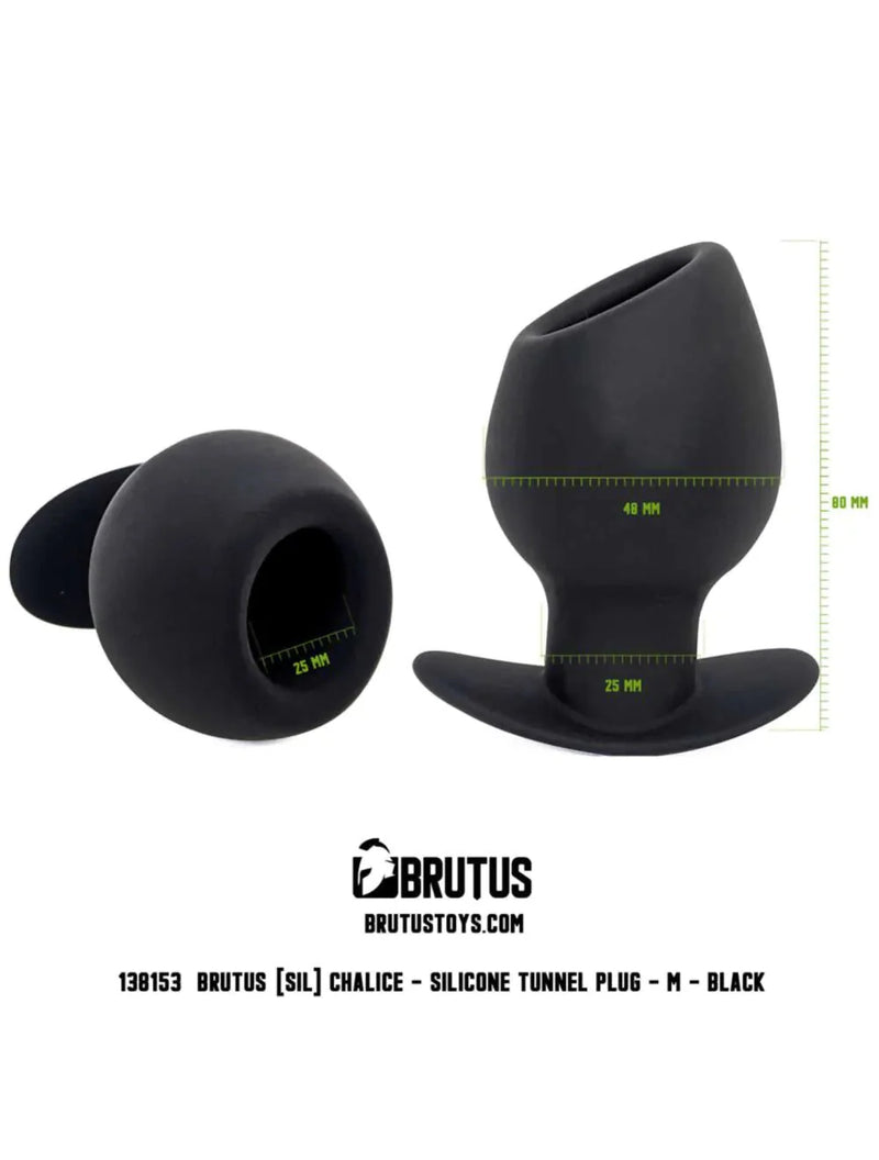 Brutus - Chalice - Siliconen Tunnel Buttplug - 3 maten
