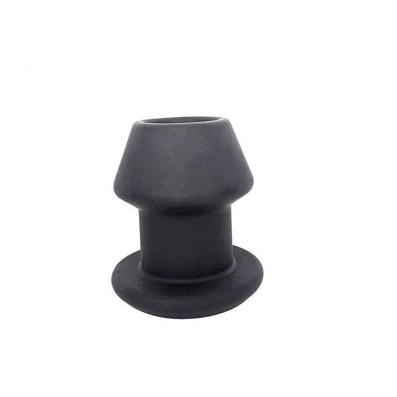 Brutus - Gobbler - Silicone Tunnel Plug - Buttplug - Siliconen - Zwart - 3 maten
