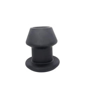 Brutus - Gobbler - Silicone Tunnel Plug - Buttplug - Siliconen - Zwart - 3 maten